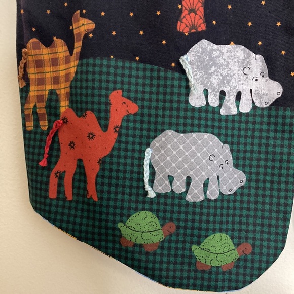 Handmade Vest Womens Small Petite Youth Noahs Ark Sunday School Bible Cute - Picture 7 of 12